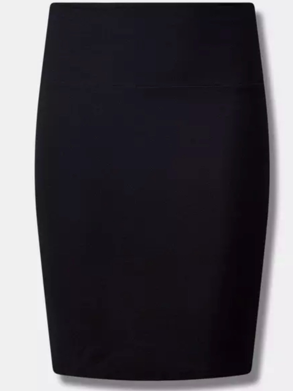 TORRID Black Knit Foldover Pencil Skirt